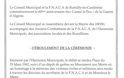 Commémoration du 19 Mars 1962