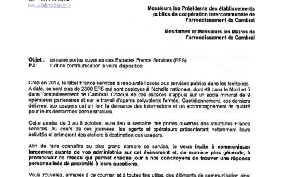 Les Portes ouvertes des Espaces France Services.