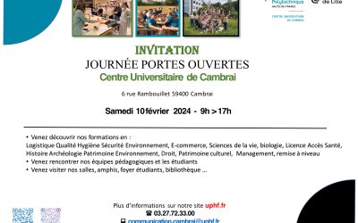 Journée Portes Ouvertes Centre Universitaire de Cambrai.