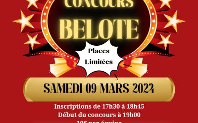 Concours de belote.
