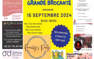 Brocante du 15 septembre.
