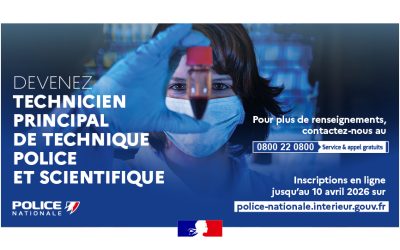 La police nationale recrute.